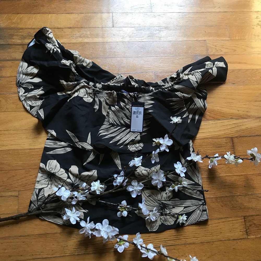 NWT Ralph Lauren Linen-Blend Wide-Leg Pants & Top. - Picture 6 of 7